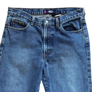 VTG 90s Y2K Bongo Jeans Women’s 30 Blue Medium Wash Relaxed Straight High Rise